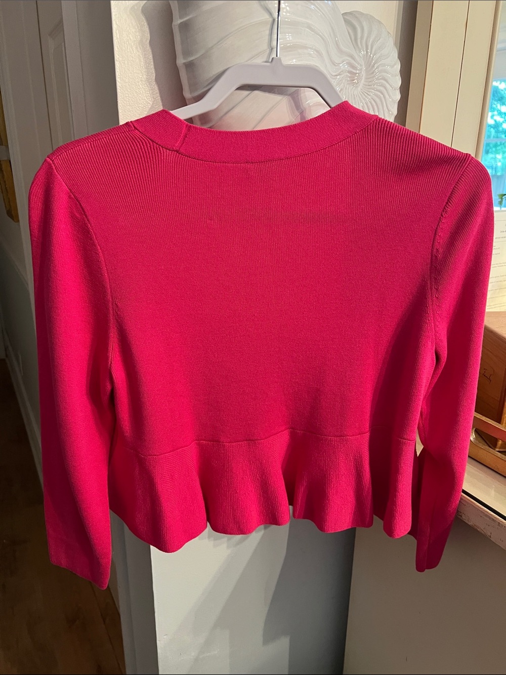 Talbots Cropped Peplum Shrug Sweater NWOT - Picture 4 of 6